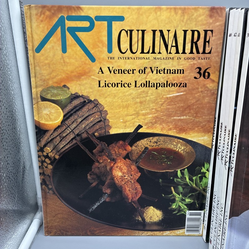 Lot of 6 ART CULINAIRE International Magazines Volumes 36-38, 40-42 HC gallery