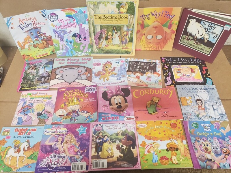 Lot of 10 BOOKS FOR GIRLS Learn to Read Picture Kids Children Library RANDOM MIX gallery