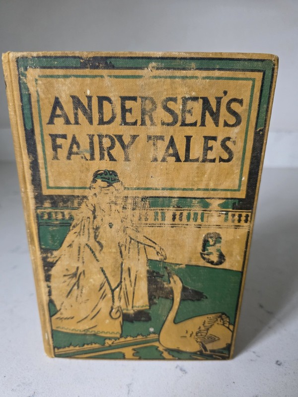 Antique 1919 Hardcover Andersens Fairy Tales By Hans Christian Anderson VG+