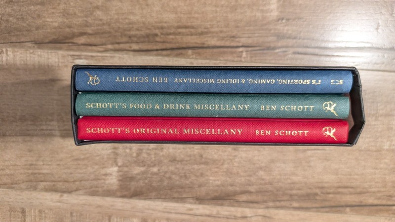Ben Schott's Miscellany Box-Set ~ Humorous Reference, Trivia "Curiosity Cabinet" gallery