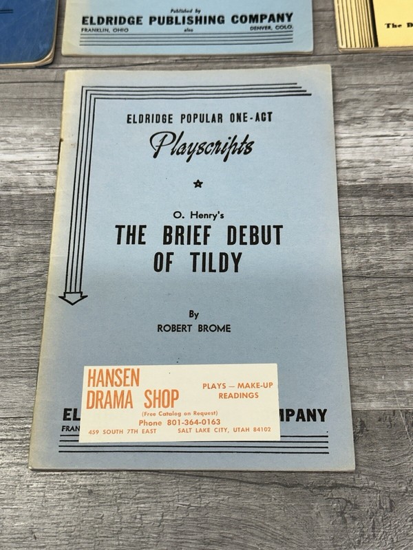 Lot Of 7 Play Scripts: Dramatists Play Service Inc. vintage Paperback gallery