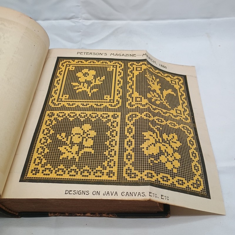 Peterson's Magazine 1886 Color Fashion Pull Out's Engravings Patterns Literature gallery