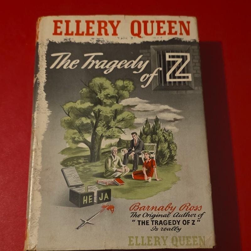 Ellery Queen The Tragedy of Z HC w/ Original Dust Jacket Grosset & Dunlap Rare