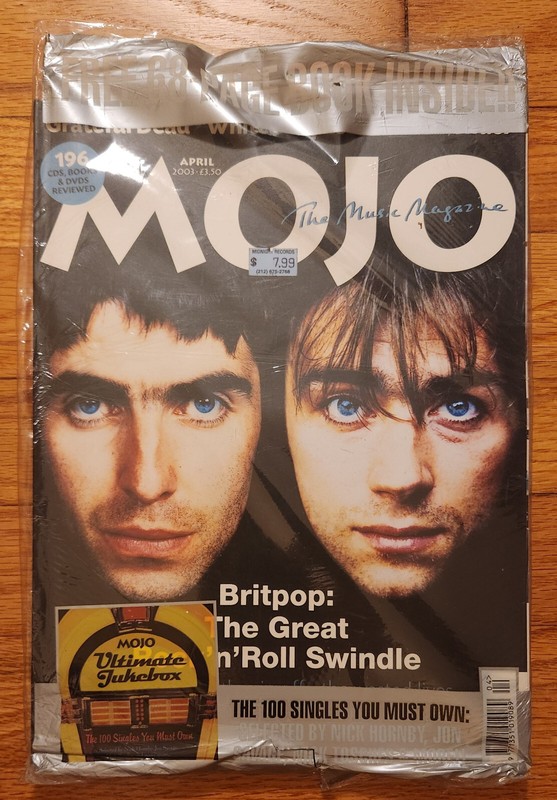 Mojo Music Magazine April 2003 Greatful Dead Stevie Wonder White Stripes