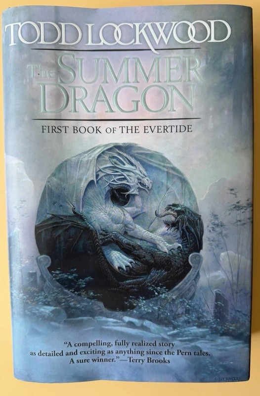 The Summer Dragon by Todd Lockwood Hardcover First Edition Signed by Author