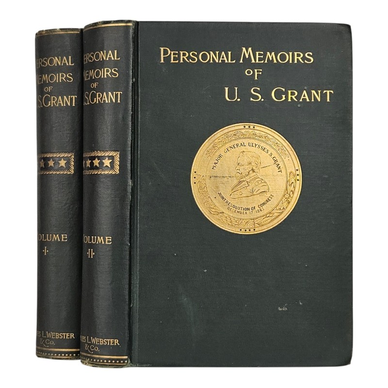 Personal Memoirs of Ulysses S. Grant – First Edition – 1885/1886 US – 1st