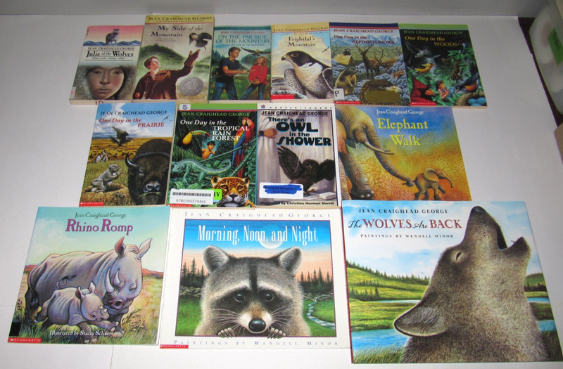 Lot of 13 books by Jean Craighead George TPB My Side of the Mountain Julie of th