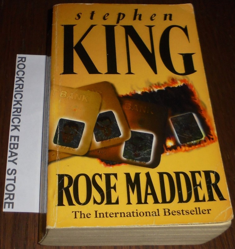STEPHEN KING ROSE MADDER BOOK (595 PAGES) 1996