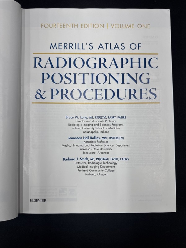 Merrill's Atlas of Radiographic Positioning and Procedures: 3-Volume Set gallery