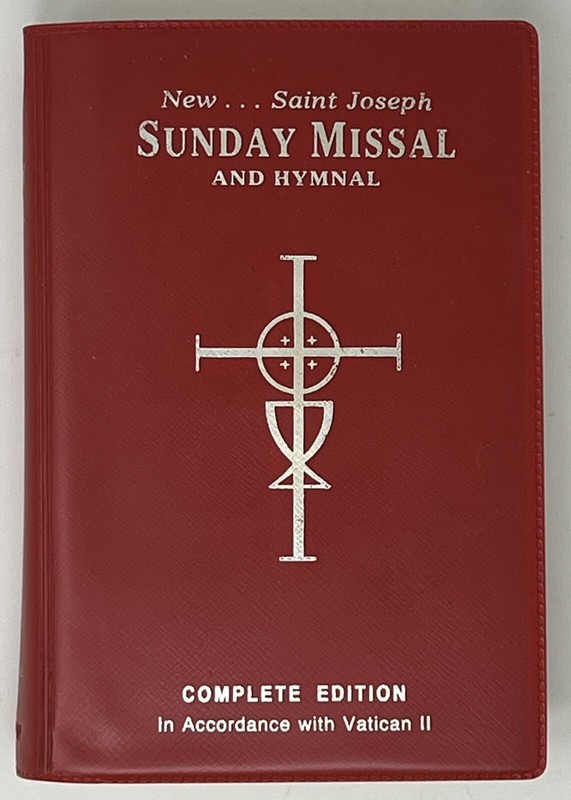 RELIGION: Saint Joseph Sunday Missal & Hymnal – 1986 SC Catholic Book Pub. Co.