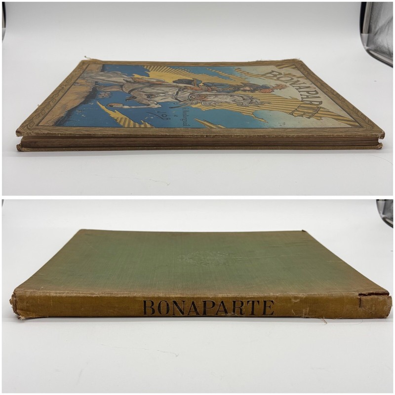 Bonaparte by Georges Montorgueil Antique Decorated Cloth Paris France Book 1910 gallery