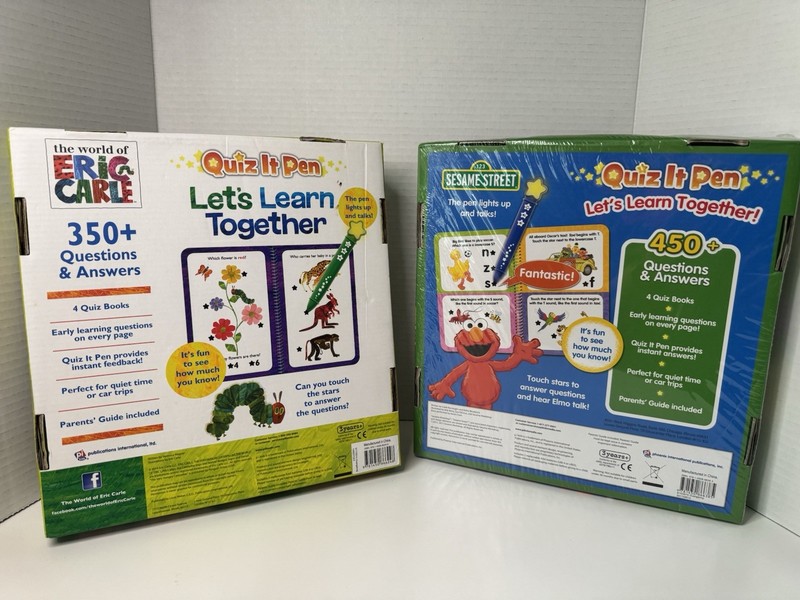 Quiz It Pen Learning Sets Bundle – Eric Carle + Sesame Street – 350+ & 450+ Q&A gallery