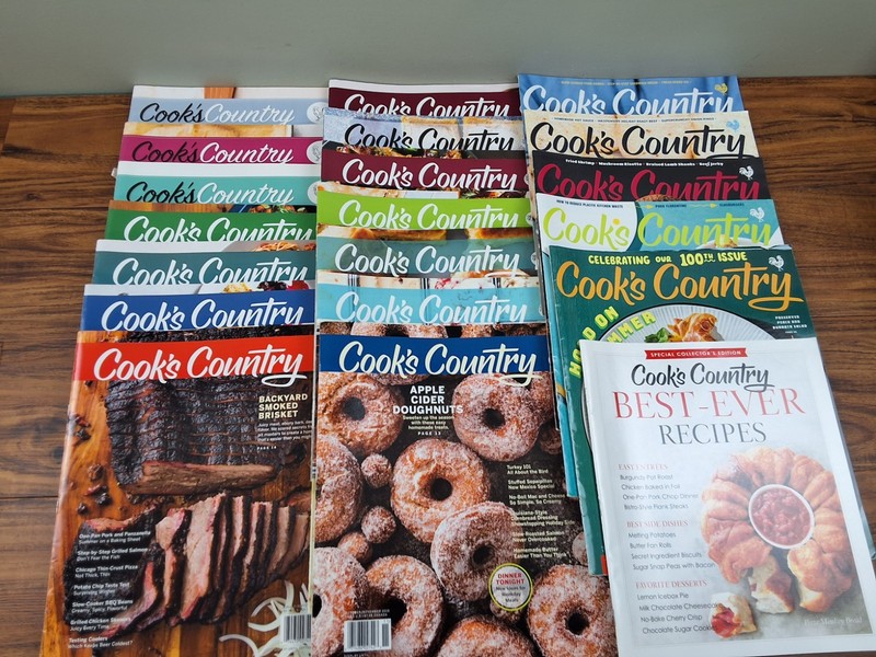 20 COOK’S COUNTRY Magazines Back Issues with Recipe Cards 2016-21 Special Issues