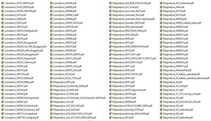 5100+ Vintage Vacuum Tube Radio Schematics And Manuals PDF On USB Flash Drive gallery