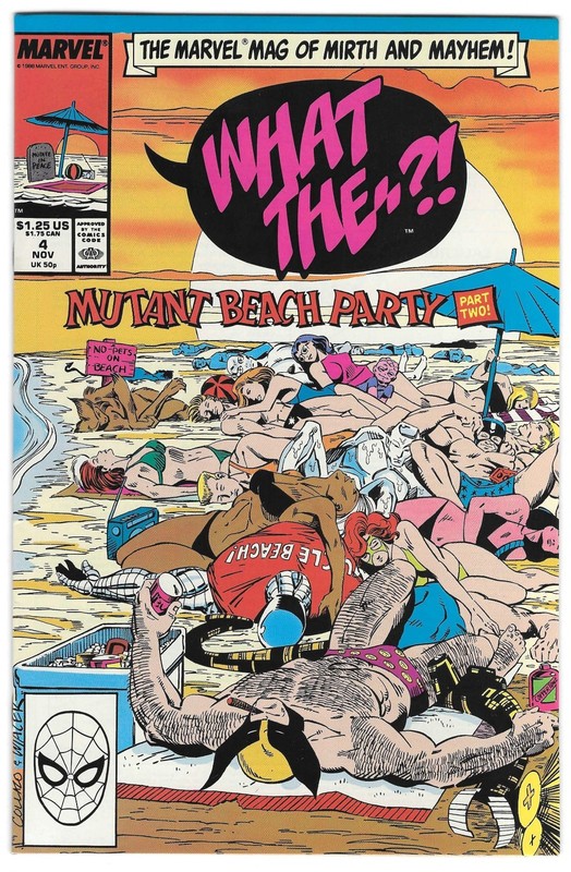 What The–?! #4 Marvel Comics (1988) NM