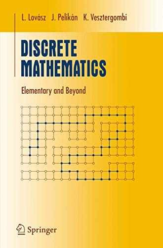 Discrete Mathematics: Elementary and – Paperback, by Lovasz L. – Acceptable n