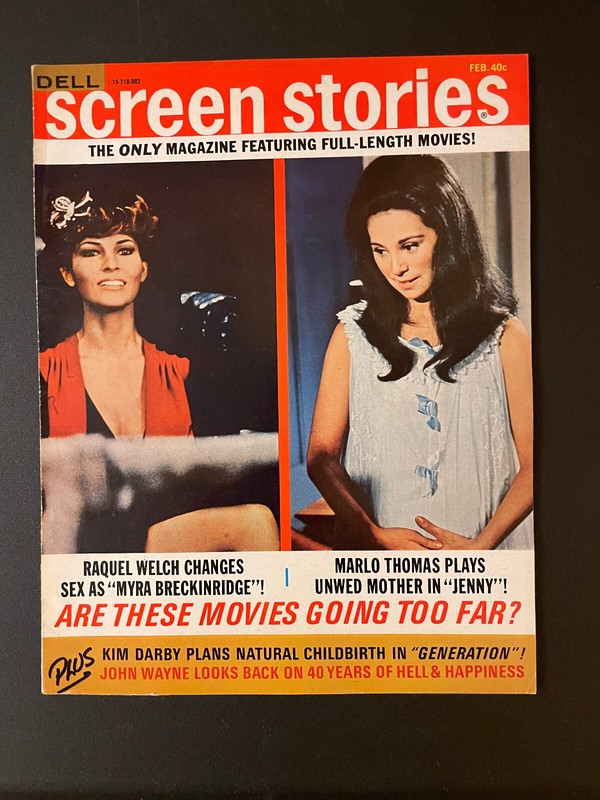 Screen Stories Magazine February 1970 Raquel Welch Myra Breckinridge