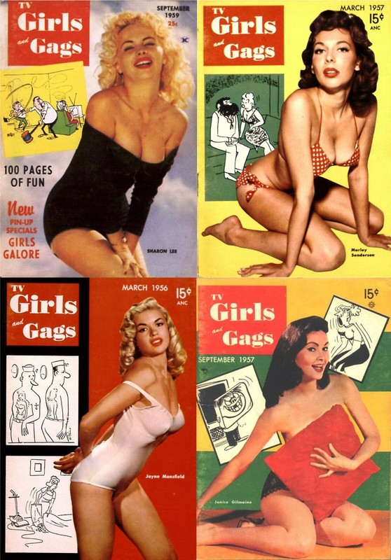 30 Old Issues of TV Girls and Gags – Humor Laughter Naughty Sexy Magazine on DVD