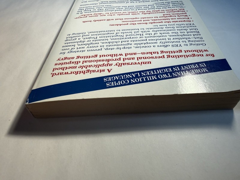 Getting to Yes Negotiating Agreement Without Giving In 2nd Ed 1991 PB Fisher Ury gallery