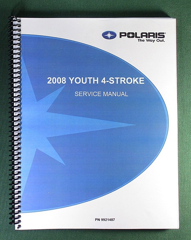 2008 Polaris Sportsman 90 Service Manual: 179 Pages & Protective Covers