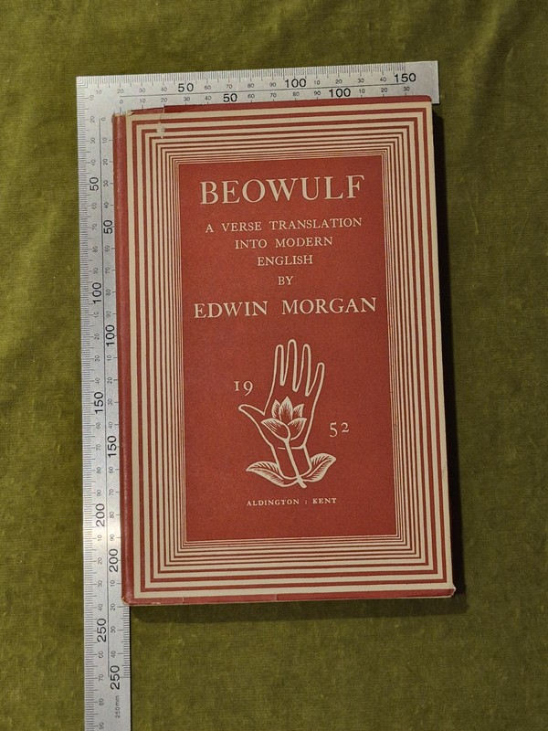 Edwin Morgan, Beowulf, 1952, The Hand & Flower Press, HB jacket, Limited Edition gallery