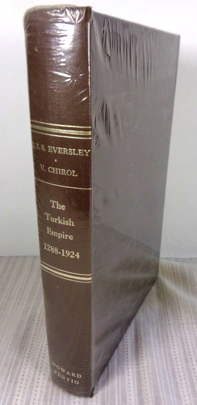 1969 The Turkish Empire 1288-1924 by Lord Eversley Hardcover Brand New Sealed!