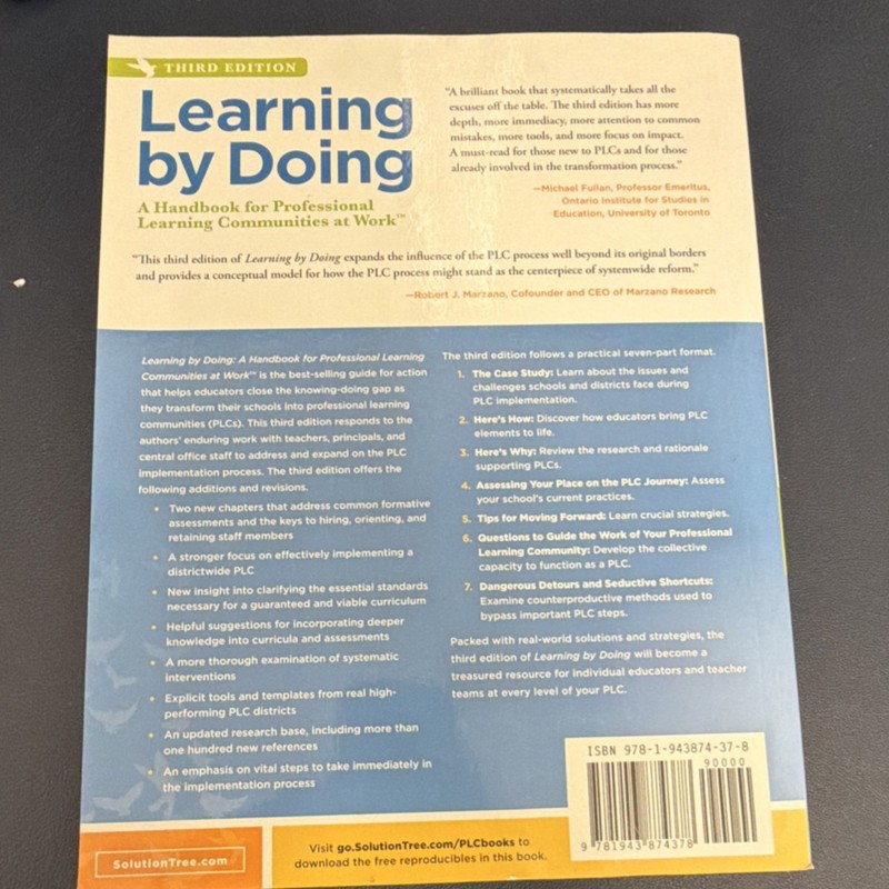 Learning by Doing Third Edition DuFour Eaker Paperback Solution Tree gallery