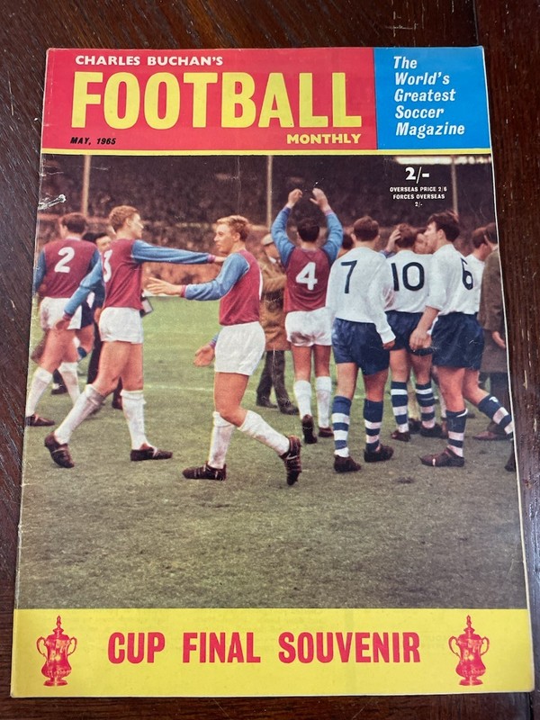 CHARLES BUCHAN’S FOOTBALL MONTHLY – May 1965 #165 – G CONDITION