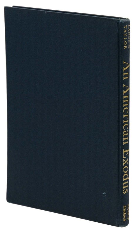 An American Exodus ~ DOROTHEA LANGE ~ First Edition 1st ~ 1939 ~ Roth 101 gallery