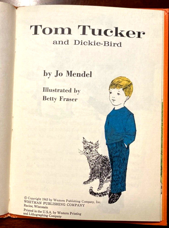 VINTAGE: WHITMAN BIG TELL-A-TALE TOM TUCKER AND DICKIE BIRD Jo Mendel 1 965 Ed gallery