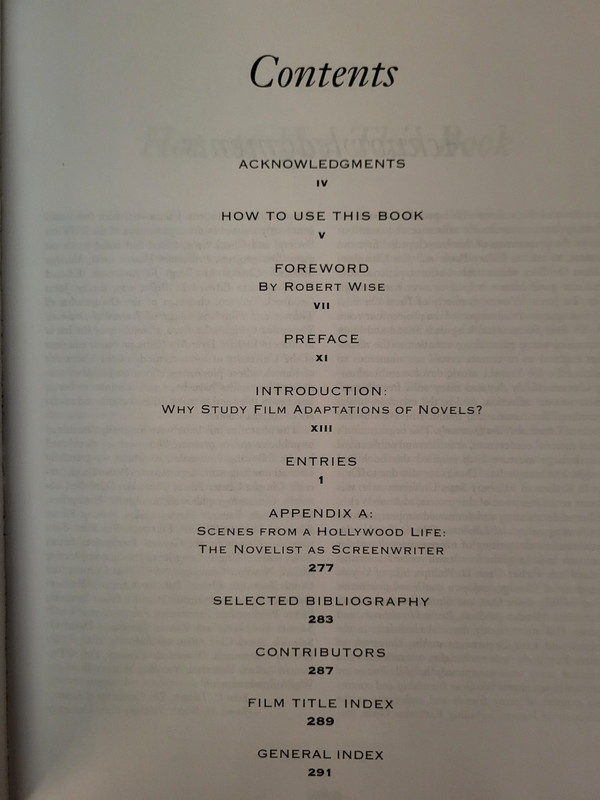 Novels Into Film: Movies Adapted From Books Tibbetts & Welsh 1999 First Edition gallery