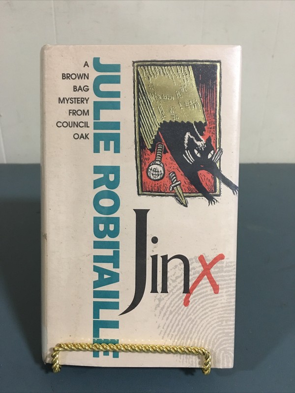📒Jinx by Julie Robitaille-1991 HCDJ A Brown Bag Mystery From Council Oak