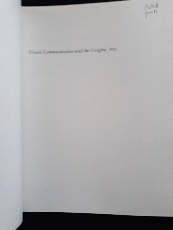 Visual Communication and the Graphic Arts Paperback Estelle Jussim gallery
