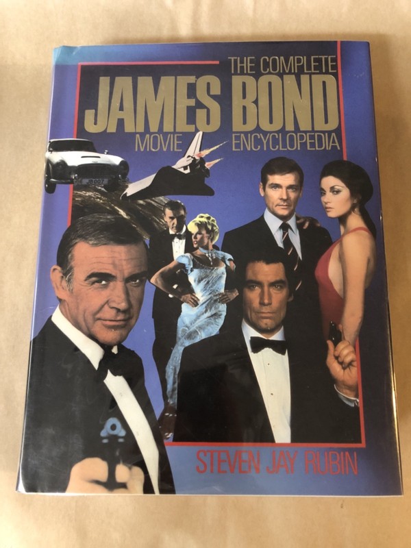 The Complete James Bond Movie Encyclopedia signed by Steven jay Rubin and flyers