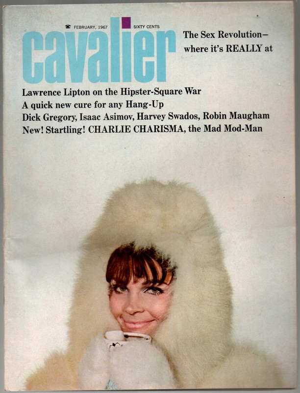 Cavalier Magazine Februar 1967 Lynetta Osborne Paul Krassner Dick Gregory Asimov