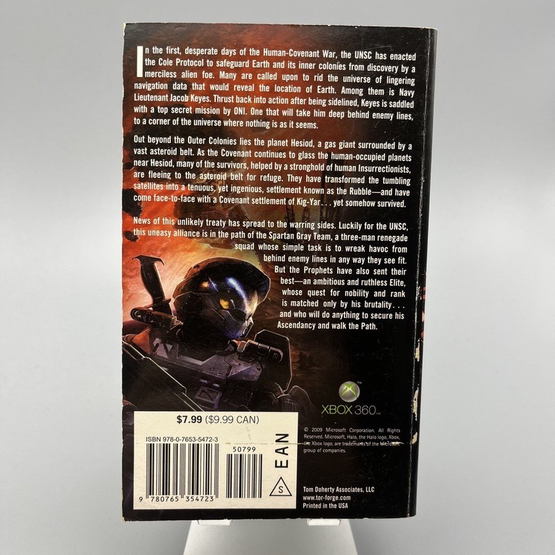 Halo The Cole Protocol Tobias S Buckell Military Scifi Paperback 2009 Tor 1st gallery