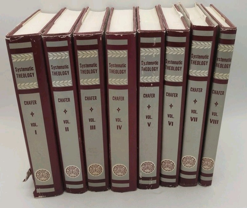 Systematic Theology by Lewis Sperry Chafer Complete 8 Volume Set 1948-HC/DJ