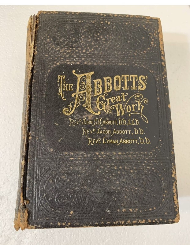 THE ABBOTTS' GREAT WORK 1881 The Pictorial New Testament & Maps w/ Ephemera Insi gallery