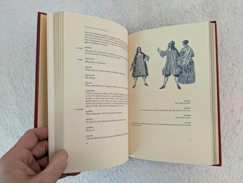 Moliere TWO PLAYS 1980 Easton Press Leather Illust'd by SERGE IVANOFF gallery