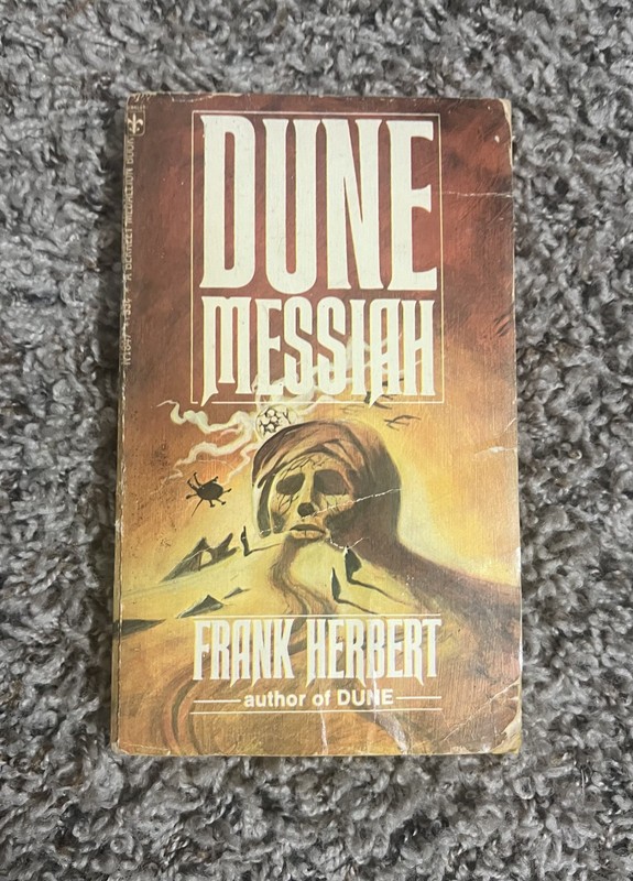 Dune, Messiah by Frank Herbert, Berkely Medallion 14th Printing