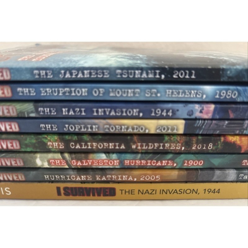Lauren Tarshis I Survived Lot of 8 Paperback Book Bundle Historical Homeschool gallery