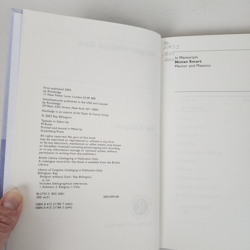 Religion Without God Hardcover Book Exploring Comparative Religion Atheism gallery