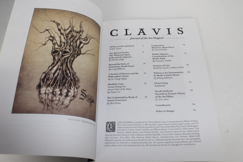 Clavis, Journal of the Art Magical Issue 1 - Ltd Ed of 1,300 PB - LN gallery