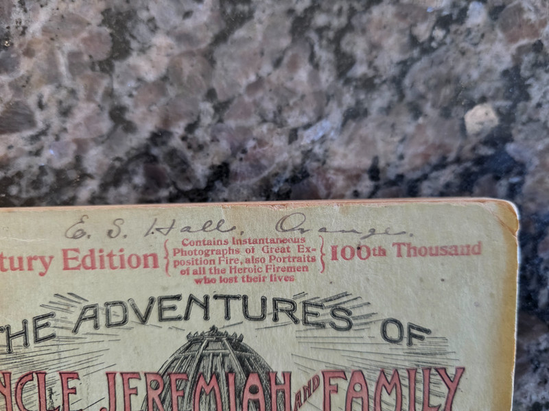 1893 Uncle Jeremiah at Great Fair Chicago World’s Fair Book Laird Lee Columbian gallery