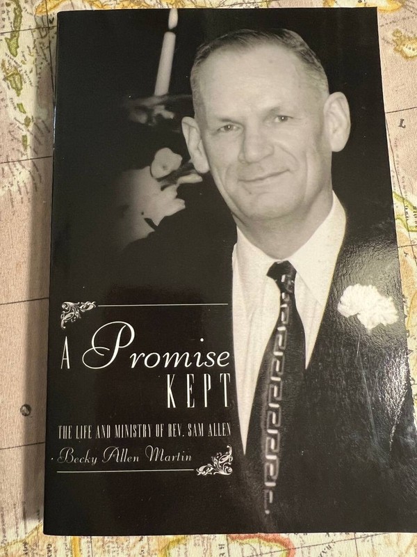 2010 1st ed Book A Promise Kept Rev Sam Allen signed by Becky Allen Martin RV5 gallery