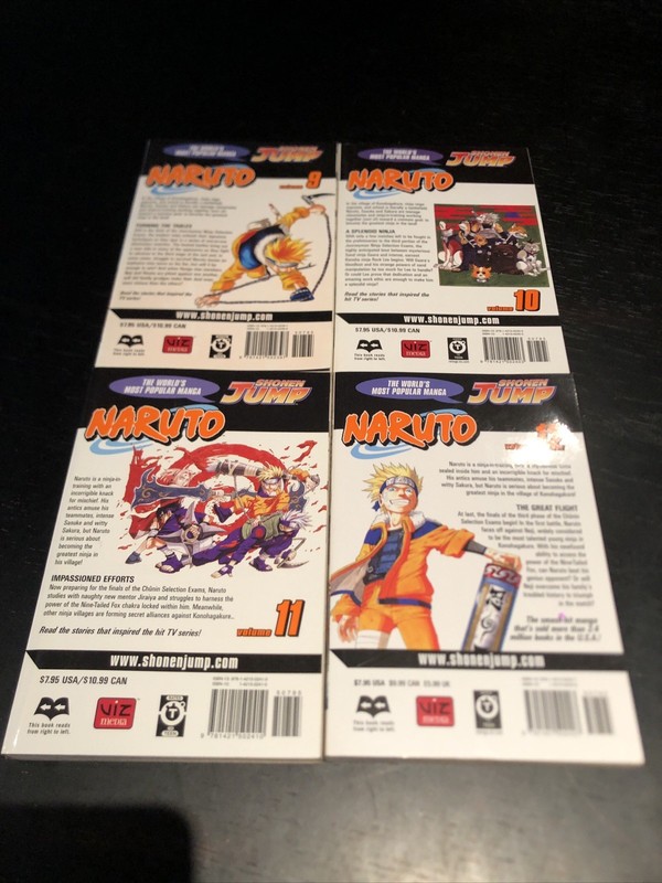 Naruto Manga Lot Volumes 1-24 Masashi Kishimoto Viz Anime Shonen CULT HTF NM gallery