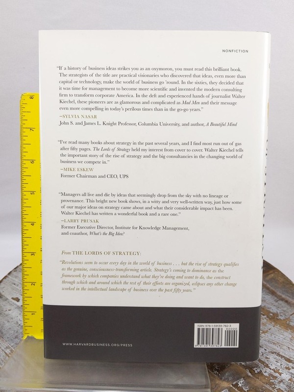The Lords of Strategy: History of the New Corporate World by Walter Kiechel HCDJ gallery
