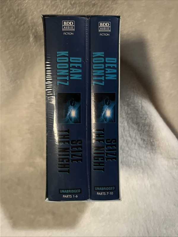 Dean Koontz (Audiobook LOT) Cassettes NEW/SEALED Seize The Night/Lightning/Chase gallery
