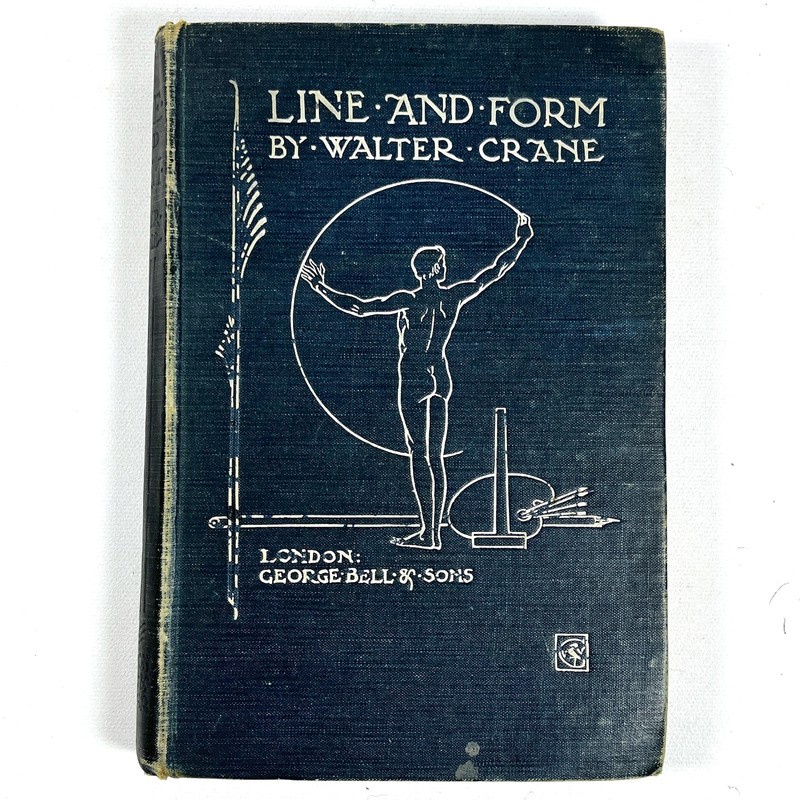 Walter Crane, Line and Form, George Bell & Sons 1904, Good hardcover