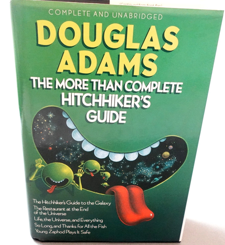 Douglas Adams More Than Complete Hitchhiker’s Guide Hardcover Omnibus Edition